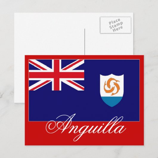 Anguilla briefkaart (Voorkant / Achterkant)