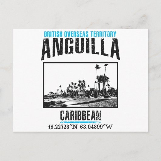 Anguilla Briefkaart (Voorkant)