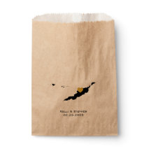 Anguilla bruiloft gunst trakteren zakken, kaart ge