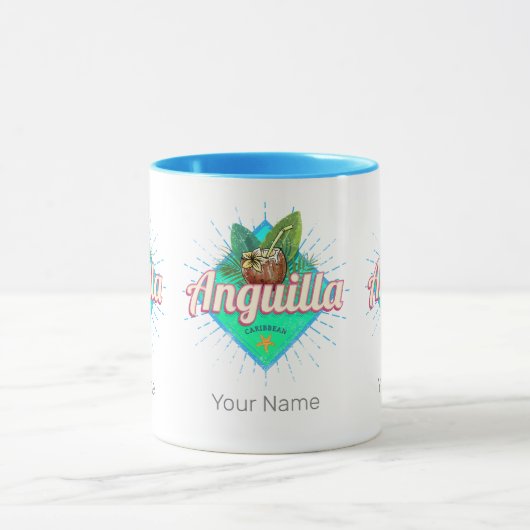 Anguilla Caraïben Retro Vakantie  Eiland Mok (Midden)