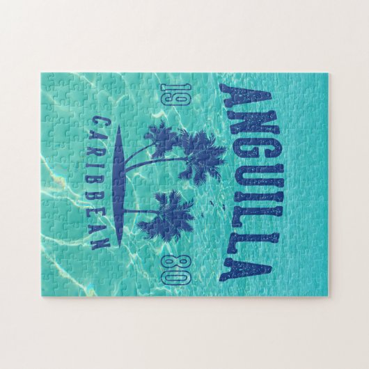 Anguilla Caribbean Palm Tree 1980 Legpuzzel (Horizontaal)