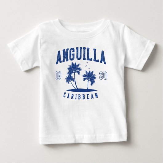 Anguilla Caribische Palmboom 1980 (Voorkant)