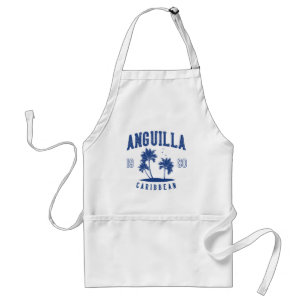 Anguilla Caribische Palmboom 1980 Standaard Schort