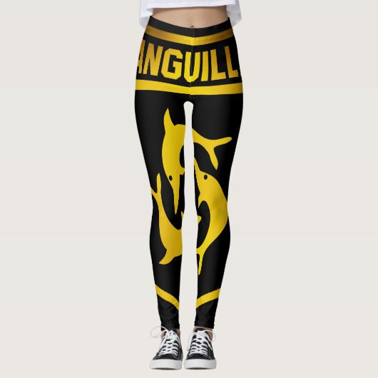 Anguilla Emblem Leggings (Voorkant)