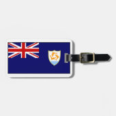 Anguilla Flag Bagagelabel (Voorkant horizontaal)