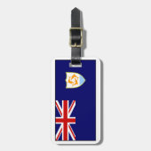 Anguilla Flag Bagagelabel (Voorkant verticaal)