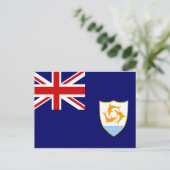 Anguilla Flag Briefkaart (Staand voorkant)