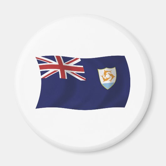 Anguilla Flag Magnet (Voorkant)