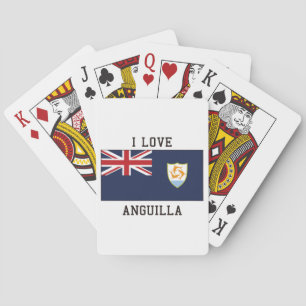 Anguilla Flag Pokerkaarten
