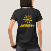 Anguilla heldergeel en oranje t-shirt (Achterkant)