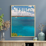 Anguilla: Het paradijselijke eiland met de droomst Poster<br><div class="desc">Anguilla is een archipel van 102 km2,  7, 2 km ten noorden van het eiland Saint-Martin. Het is ook de naam van het belangrijkste eiland,  met een oppervlakte van 96 km2,  dat zijn naam heeft in zijn langwerpige vorm.</div>