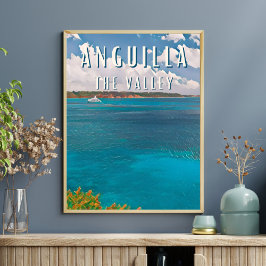 Anguilla: Het paradijselijke eiland met de droomst Poster