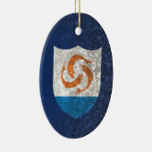 Anguilla Keramisch Ornament (Rechts)