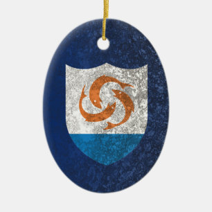 Anguilla Keramisch Ornament