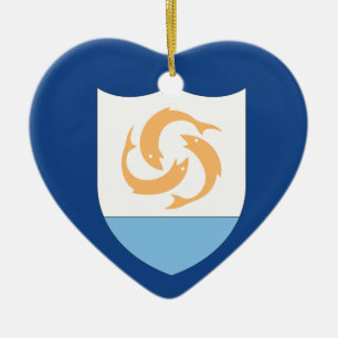 Anguilla Keramisch Ornament