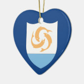 Anguilla Keramisch Ornament (Links)