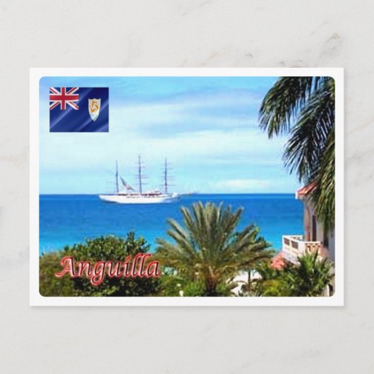 Anguilla - Long Bay - Briefkaart (Voorkant)