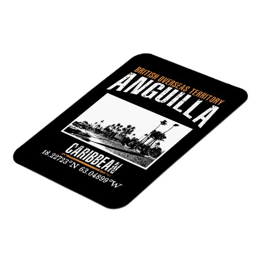 Anguilla Magneet (Linkerzijde)