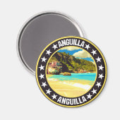 Anguilla Magneet (Voorkant / Achterkant)