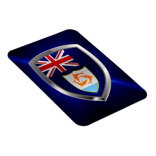 Anguilla Mettalic Emblem Magneet (Rechterzijde)
