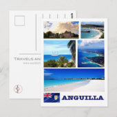 Anguilla - Mosaic - Briefkaart (Voorkant / Achterkant)