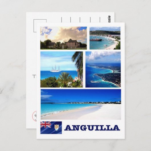Anguilla - Mosaic - Briefkaart (Voorkant / Achterkant)