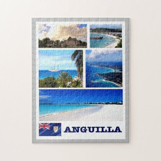 Anguilla - Mosaic - Legpuzzel (Verticaal)