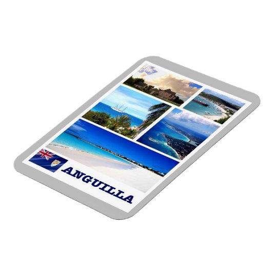 Anguilla - Mosaic - Magneet (Linkerzijde)