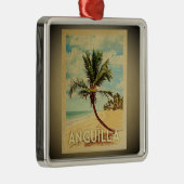 Anguilla Ornament Vintage Travel Palm Tree (Rechts)