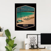 Anguilla Poster (Thuiskantoor)