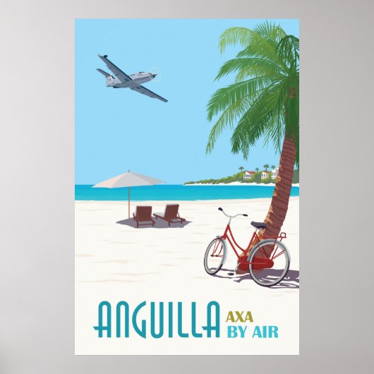 Anguilla-Poster Poster (Voorkant)
