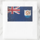 Anguilla Rechthoekige Sticker (Tas)