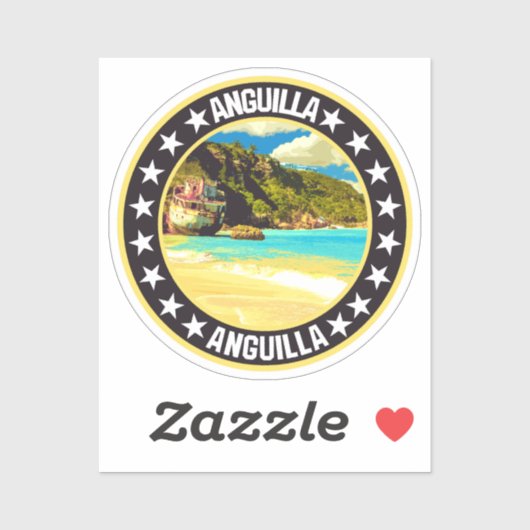 Anguilla Sticker (Vel)