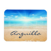 Anguilla strandzon magneet (Horizontaal)