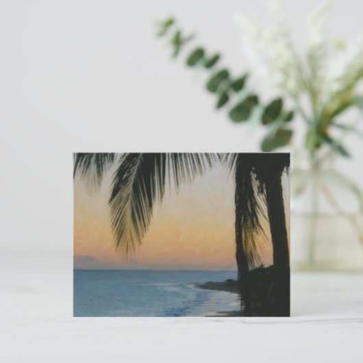 Anguilla Sunset Briefkaart (Staand voorkant)