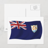 Anguilla Vlag Ansichtkaart Briefkaart (Voorkant / Achterkant)