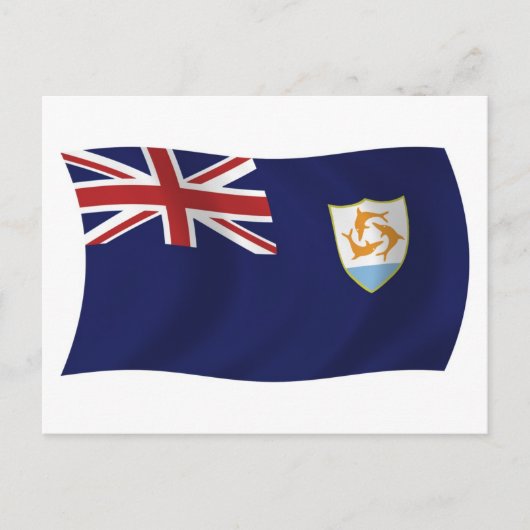 Anguilla Vlag Ansichtkaart Briefkaart (Voorkant)