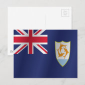 Anguilla vlag briefkaart (Voorkant / Achterkant)