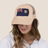 Anguilla Vlag Hoed Trucker Pet (In situ)