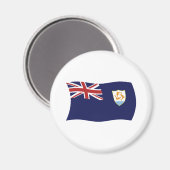 Anguilla Vlag Magneet (Voorkant / Achterkant)