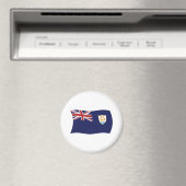 Anguilla Vlag Magneet (Insitu (Vaatwasser))