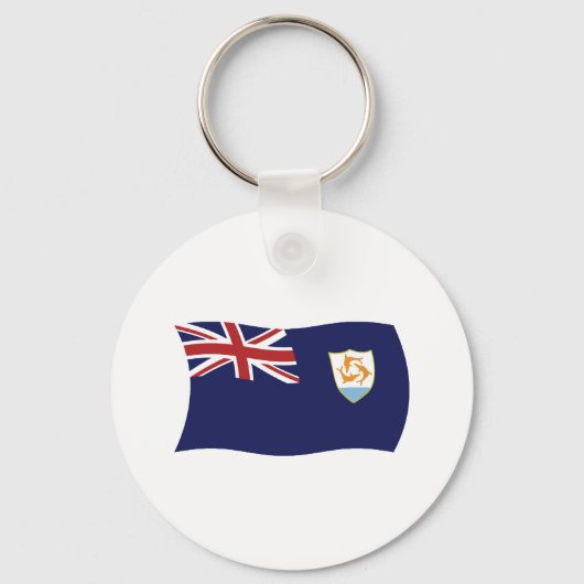 Anguilla Vlag Sleutelhanger (Voorkant)