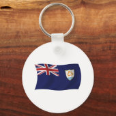Anguilla Vlag Sleutelhanger (Voorkant)