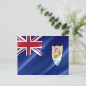 Anguilla - Vlaggolven - Briefkaart (Staand voorkant)