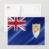 Anguilla - Vlaggolven - Briefkaart (Voorkant / Achterkant)