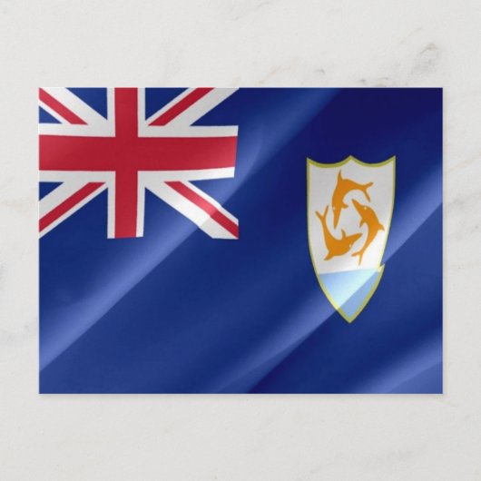 Anguilla - Vlaggolven - Briefkaart (Voorkant)