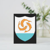 Anguilla-wapenschild Briefkaart (Staand voorkant)