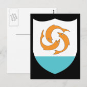 Anguilla-wapenschild Briefkaart (Voorkant / Achterkant)