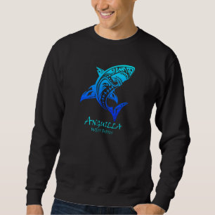 Anguilla West Indies Retro Tribal Shark Va Trui