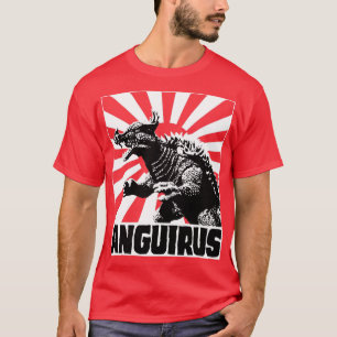 ANGUIRUS Rijzende zon voor rode t - shirts